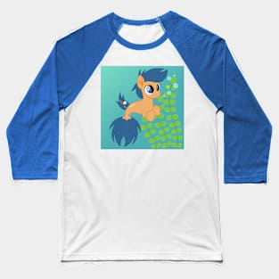 First Base seapony scene Baseball T-Shirt